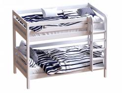 Двухъярусная кровать Авалон с прямой лестницей