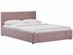 Кровать 1400 с основанием Синди Мазерати 15 серо-розовый