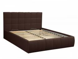 Кровать Диана 1600 Н1010 жаккард шоколад