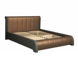 Кровать Калипсо 1400 серый-корица