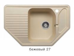 Кухонная мойка Polygran F 10 Бежевый 27