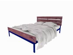 Кровать Луиза Plus синяя