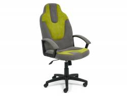 Кресло офисное Neo 3 ткань флок серый/олива