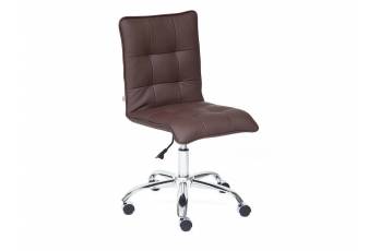 Кресло офисное Zero кожзам коричневый