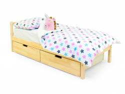 Кровать Svogen classic с ящиками натура без покрытия