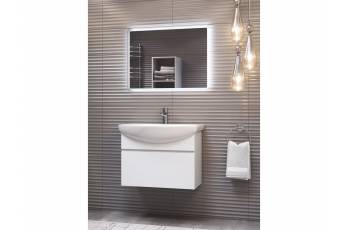 Комплект мебели в ванную Wing 600-1 подвесной белый