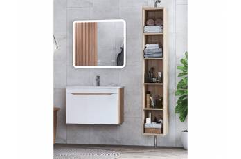 Комплект мебели в ванную Grani 600 навесной дуб сонома