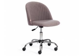 Кресло офисное Melody велюр светло-серый