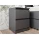Тумба с 2-мя ящиками Мори ТПМ400.2 графит