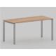 Стол с эффектом парения Лофт П-образные опоры серые ЛО.Кпп_7 700х1200 мм