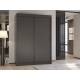 Шкаф-купе Гранд-1 1600 Графит-двери ЛДСП
