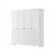 Шкаф распашной ШР-4 Никеа белый
