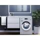 Тумба под стиральную машину Uperwood Tanos 60 см подвесная левая белый