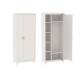 Шкаф для одежды 2-дверный Сиде Белый