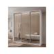 Шкаф-купе Аврора 2400х2400х600 белый фасад зеркало