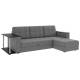 Диван угловой Атлант со столиком велюр Neo 26 графит темно-серый
