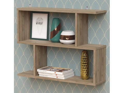 Полка Д-2 Дуб крафт серый