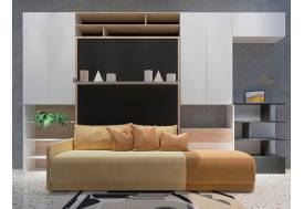 Гостиная трансформер Малевич в стандарте с кроватью 1400