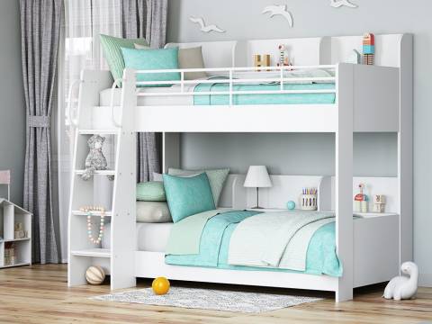 Кровать Соня 5 левая белая