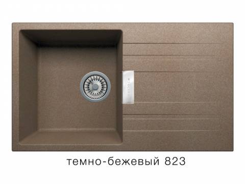 Кухонная мойка Tolero Loft TL750 Темно-бежевый 823