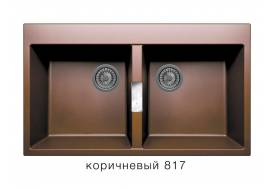 Кухонная мойка Tolero Loft TL862 Коричневый 817