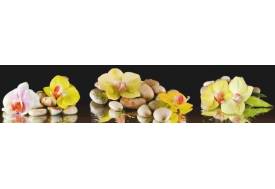 Фартук с фотопечатью Цветы и камни M33