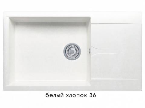 Мойка Polygran Gals-862 Белый хлопок 36