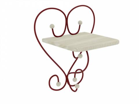 Полка настенная Милсон белая