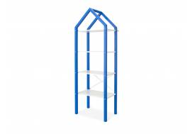 Детский напольный стеллаж-домик трансформер 2 в 1 Svogen синий