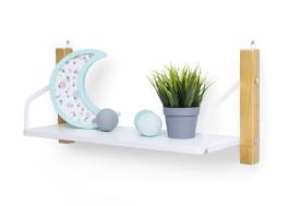 Детская навесная полка Svogen дерево