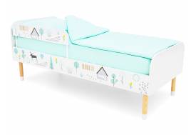 Кровать Stumpa Классика с бортиком рисунок Ферма