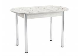 Стол Европейский ЛДСП Хром молокай