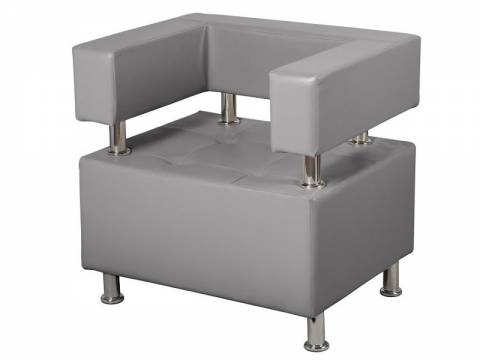 Кресло Райли Кожзам Серый