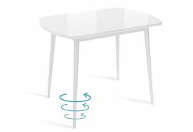 Стол Винер Mini R раздвижной со стеклом