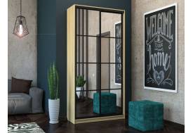 Шкаф-купе Лофт Шк12-47 1200 фасад зеркало 3г