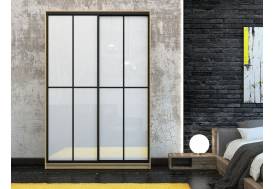 Шкаф-купе Лофт Шк16-47 1600 глубина 470 фасад МДФ белый глянец +