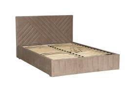 Кровать Гамма ш. 1400 велюр тенерифе хумус