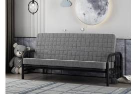 Диван-кровать Мадлен 4 Черный-Серый