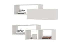 Полка Хелен ПЛ 01 Белый шагрень