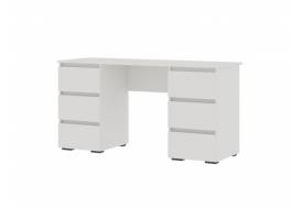 Письменный стол ПС 02 Хелен Белый шагрень