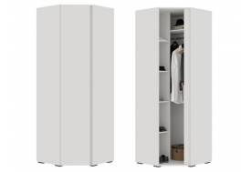 Шкаф угловой ШК 04 Хелен Белый шагрень