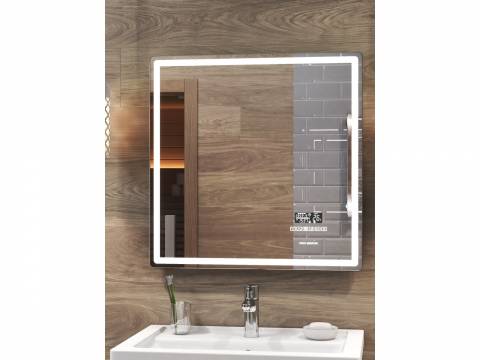 Зеркало Geometry Media 700 Хром Vigo LED подсветка сенсор