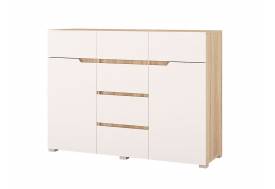 Комод 1200 Анталия Белый софт