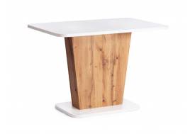 Стол обеденный Gent Дуб вотан/Белый