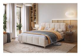 Кровать с основанием Грета песок алькантара