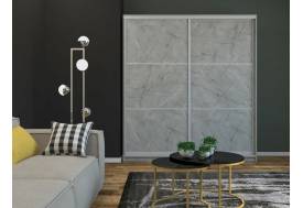 Шкаф-купе Светлана тройной ЛДСП Каспий светлый