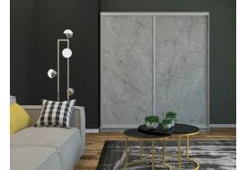 Шкаф-купе Юлия 2200 ЛДСП/ЛДСП Каспий светлый