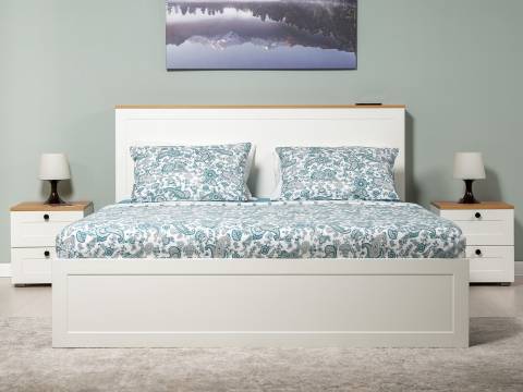 Спальня Остин Белый шагрень