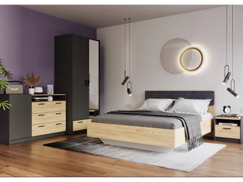 Спальня Оттавия Антрацит