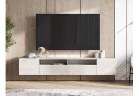 Тумба под ТВ Сити 2000 Дуб Крафт Белый